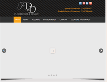 Tablet Screenshot of floordecoranddesign.com